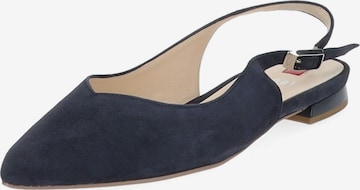 Högl Ballet Flats with Strap in Blue: front