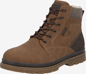Rieker Schnürstiefel 'F7010' in Braun: Vorderseite