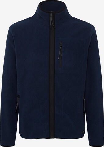 BLEND Fleece Jacket in Blue: front