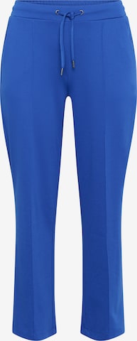 Pantalon 'Jenna' KAFFE CURVE en bleu : devant