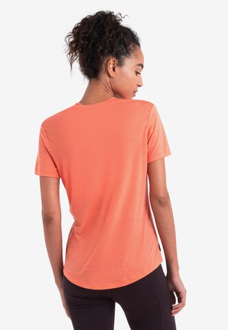 ICEBREAKER Performance shirt 'Cool-Lite Sphere III' in Orange