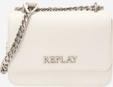 Sac à bandoulière REPLAY en blanc : devant