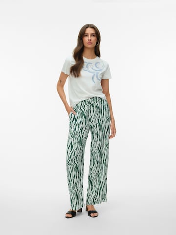 VERO MODA Wide leg Pants 'VMCHERIE' in White