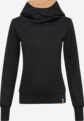 Fli Papigu Hoodie in Schwarz: predná strana