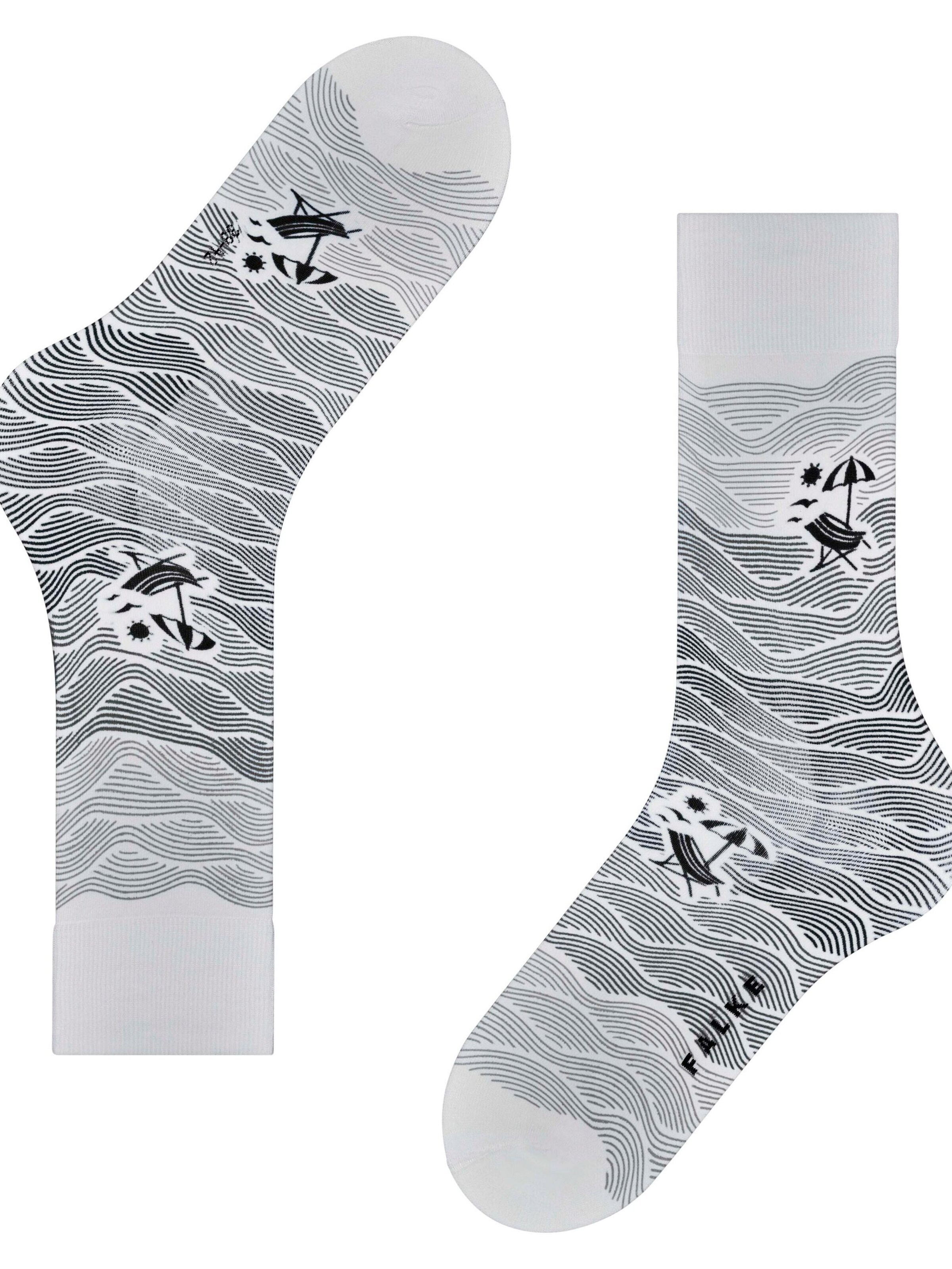 FALKE Socken 'Plage'‌‌‌‌ in Schwarz