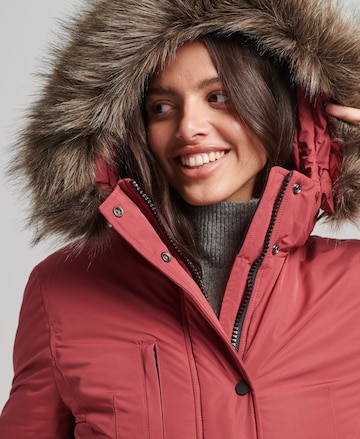 Superdry Winterparka 'Ashley' in Rood