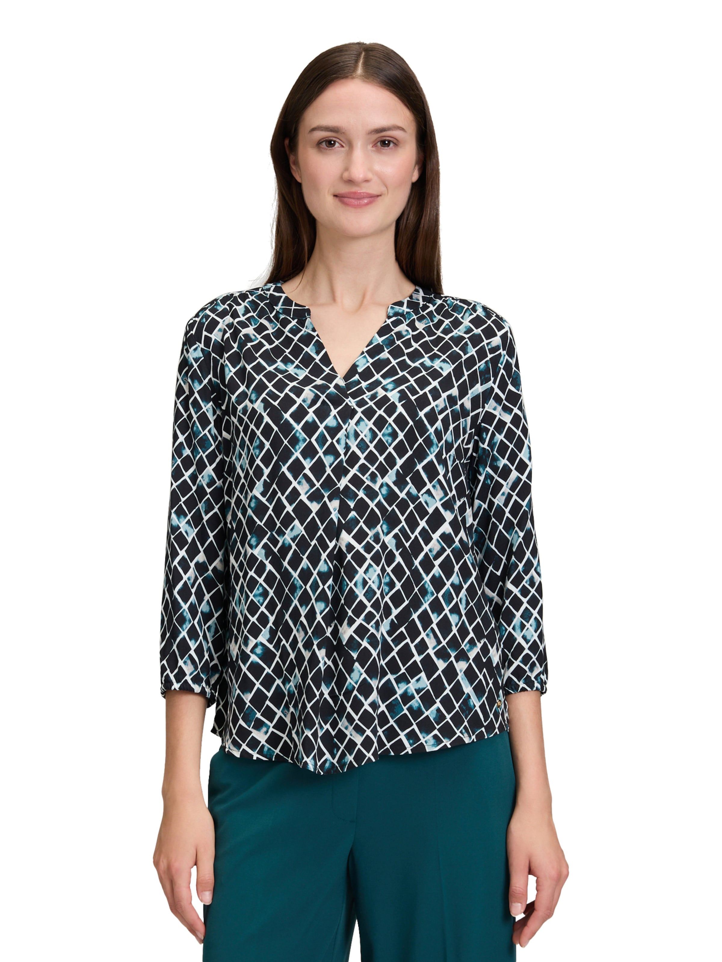 Camicia da donna di Betty & Co in nero: frontale