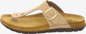 ROHDE T-Bar Sandals in Beige