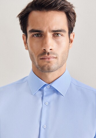 Coupe regular Chemise business SEIDENSTICKER en bleu