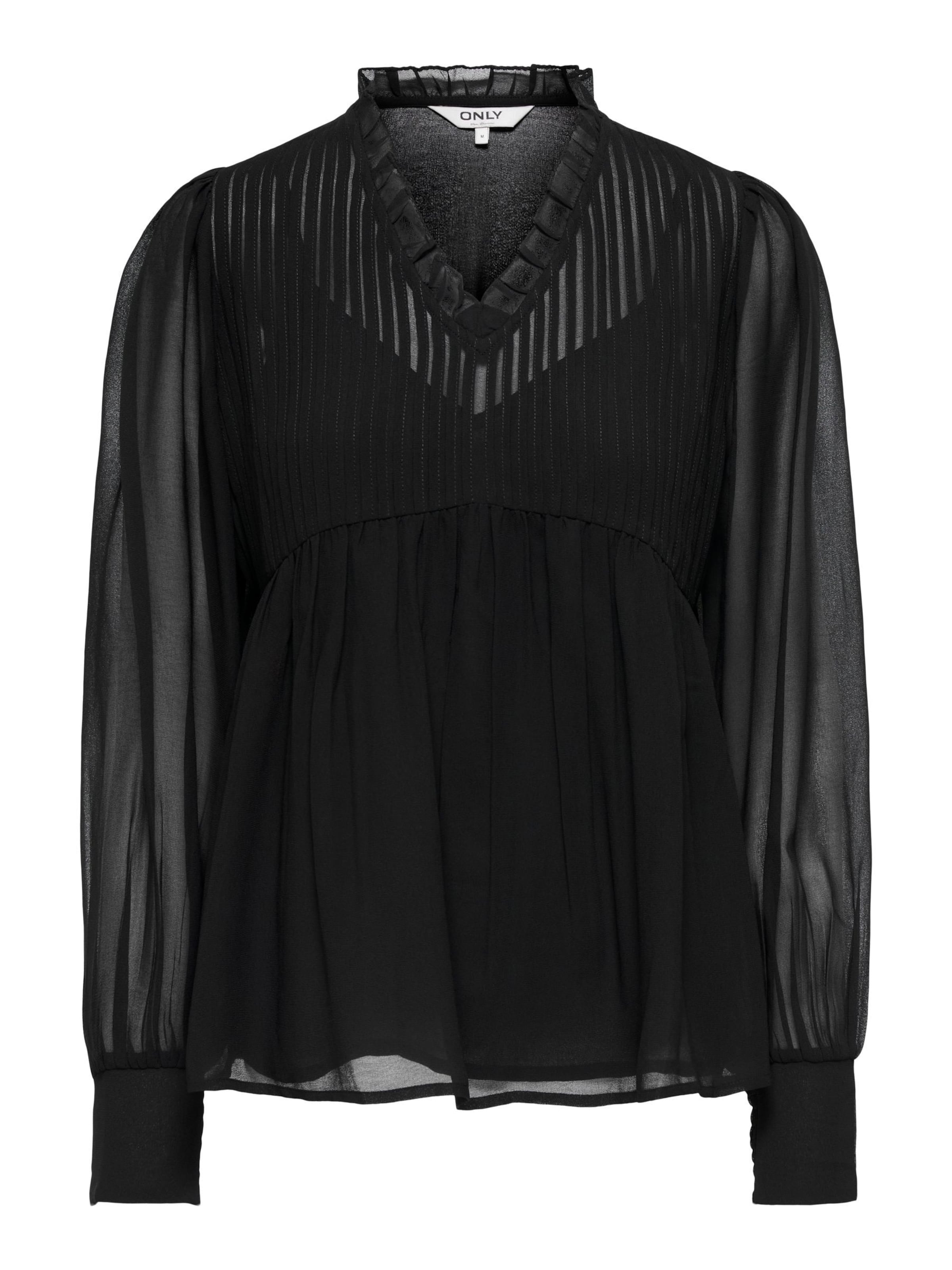 ONLY Bluse 'ONLFEDJA' i sort: forside