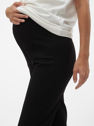 MAMALICIOUS Regular Trousers 'Ellen' in Black