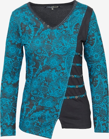 KOROSHI Shirt in Blauw: voorkant