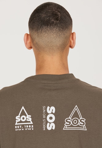 SOS Funktionsshirt 'Dolomiti' in Braun