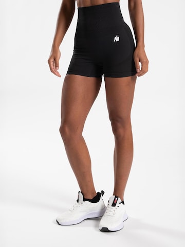 Gorilla Wear Regular Athletic Pants in Black: front