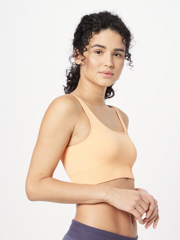 Bustier Soutien-gorge de sport aim'n en orange : devant