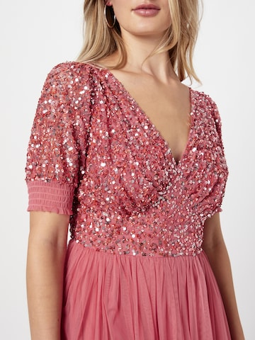 Maya Deluxe Cocktail Dress in Pink