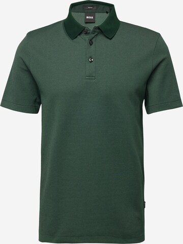 BOSS Tričko 'Pitton' – zelená: přední strana
