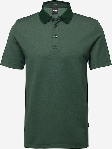 BOSS Black Majica 'Pitton' | zelena barva: sprednja stran