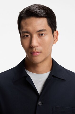 BOSS Comfort fit Button Up Shirt 'Cai' in Blue