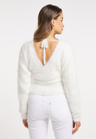 Pull-over faina en blanc