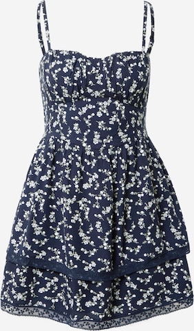 HOLLISTER - Vestido em azul: frente