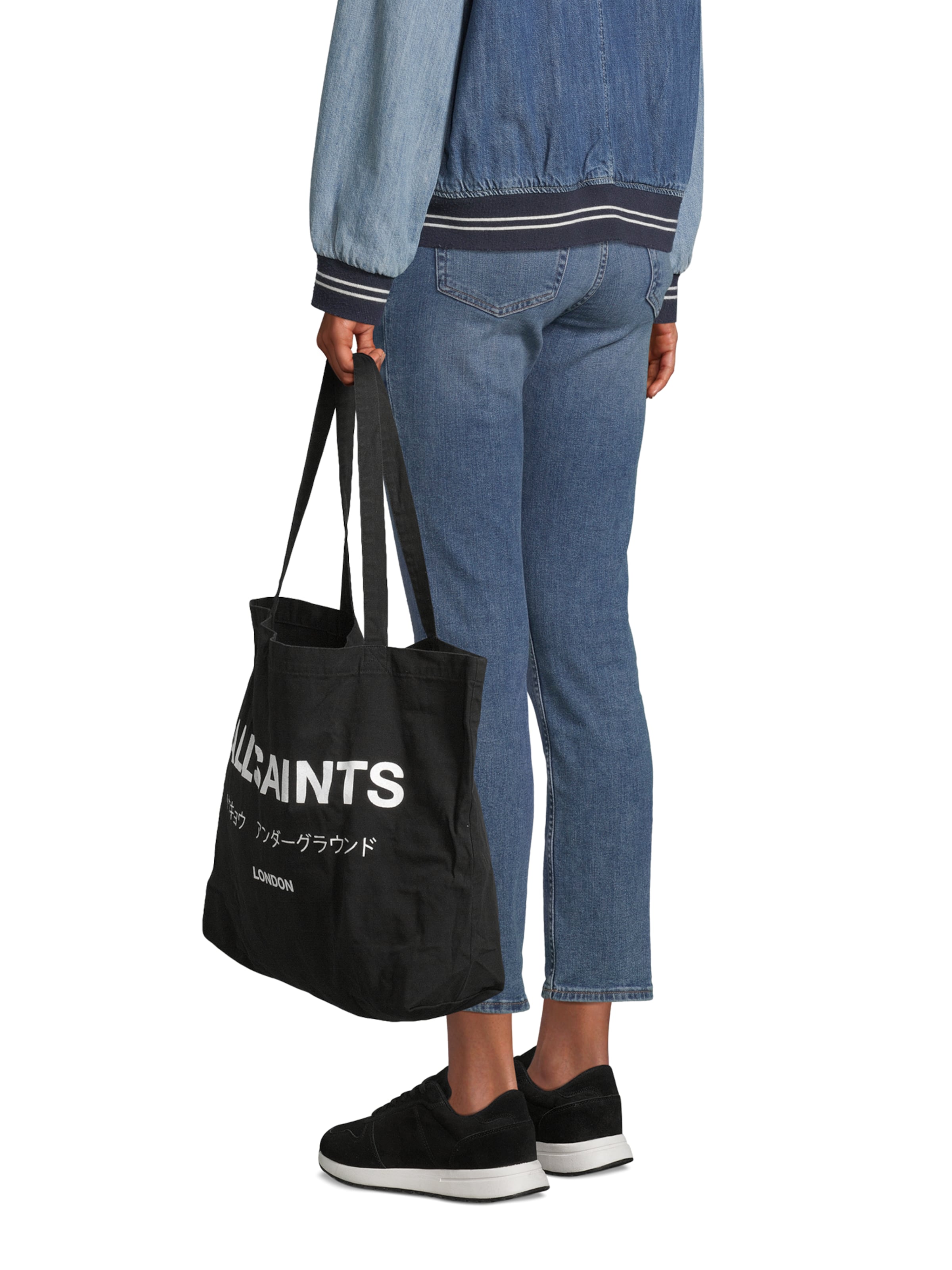 AllSaints Shopper 'UNDERGROUND' in Black: front