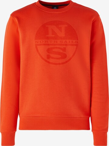 North Sails Sweatshirt in Orange: predná strana