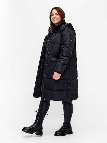Zizzi Winter coat 'HONGKONG' in Black