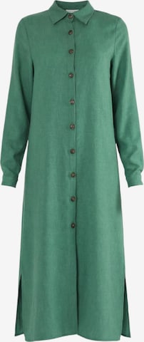 Tunica 'LeaLinen' di fashionshowcase in verde: frontale