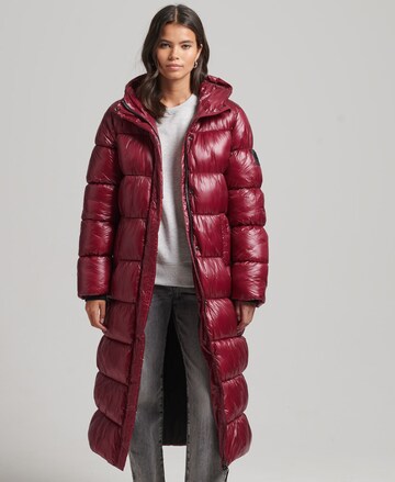 Superdry Winter Coat in Red