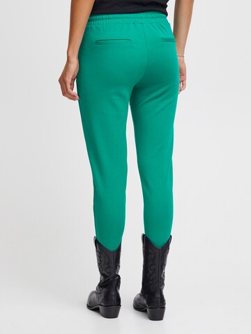 ICHI - Slimfit Pantalón 'Kate' en verde