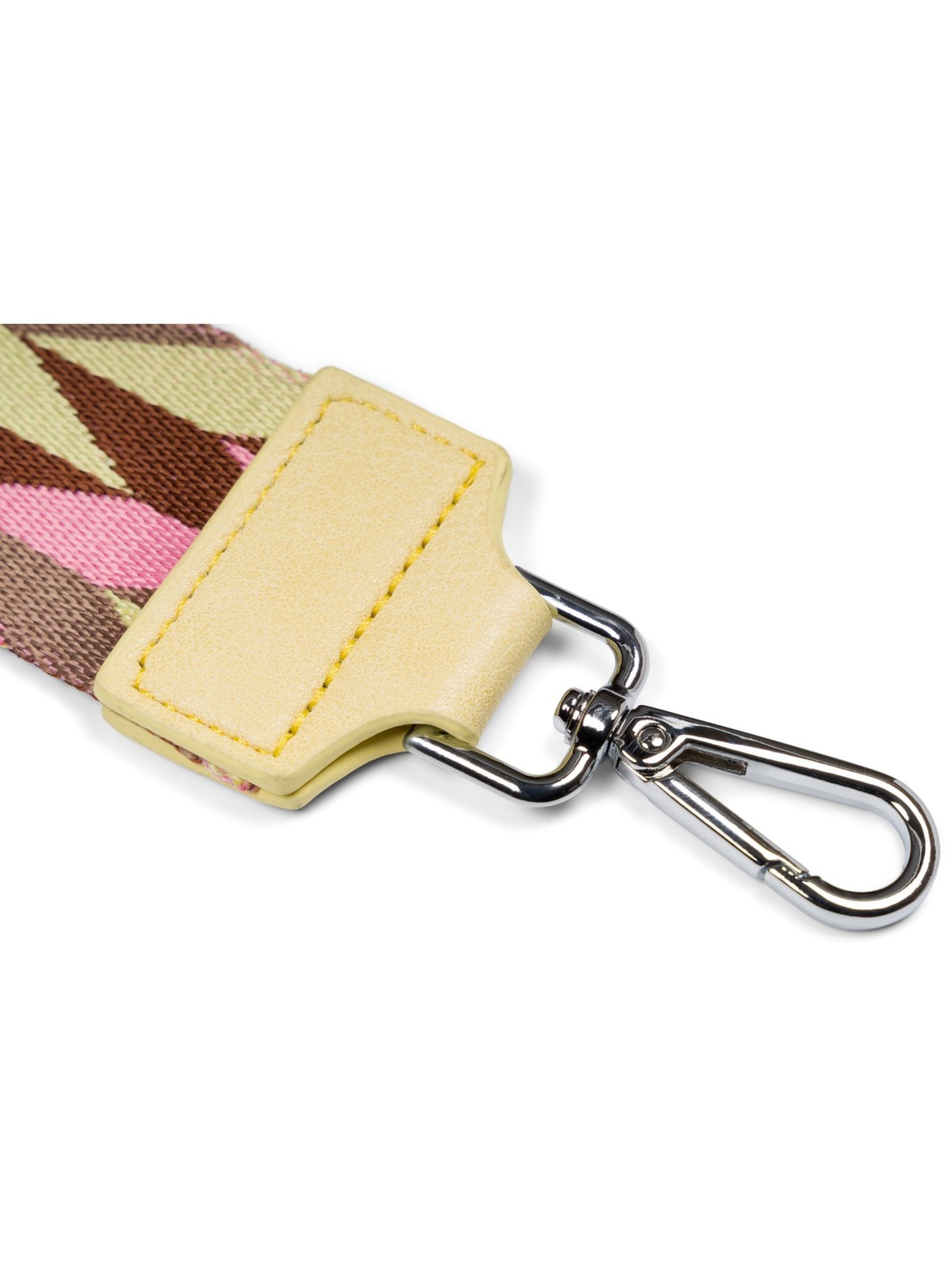 styleBREAKER Taschenzubehör 'Breiter Wechsel Taschengurt Rauten Muster'‌‌‌‌‌‌ in Gelb