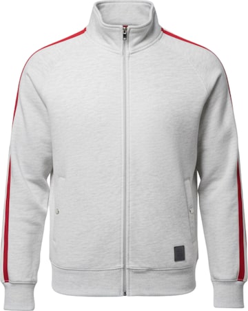 Veste de survêtement Ombre en gris : devant
