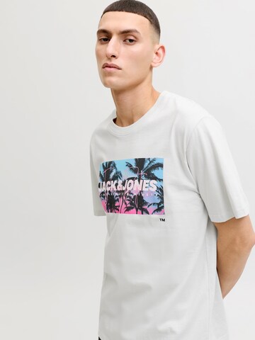 Maglietta 'JJINDIANA' di JACK & JONES in grigio