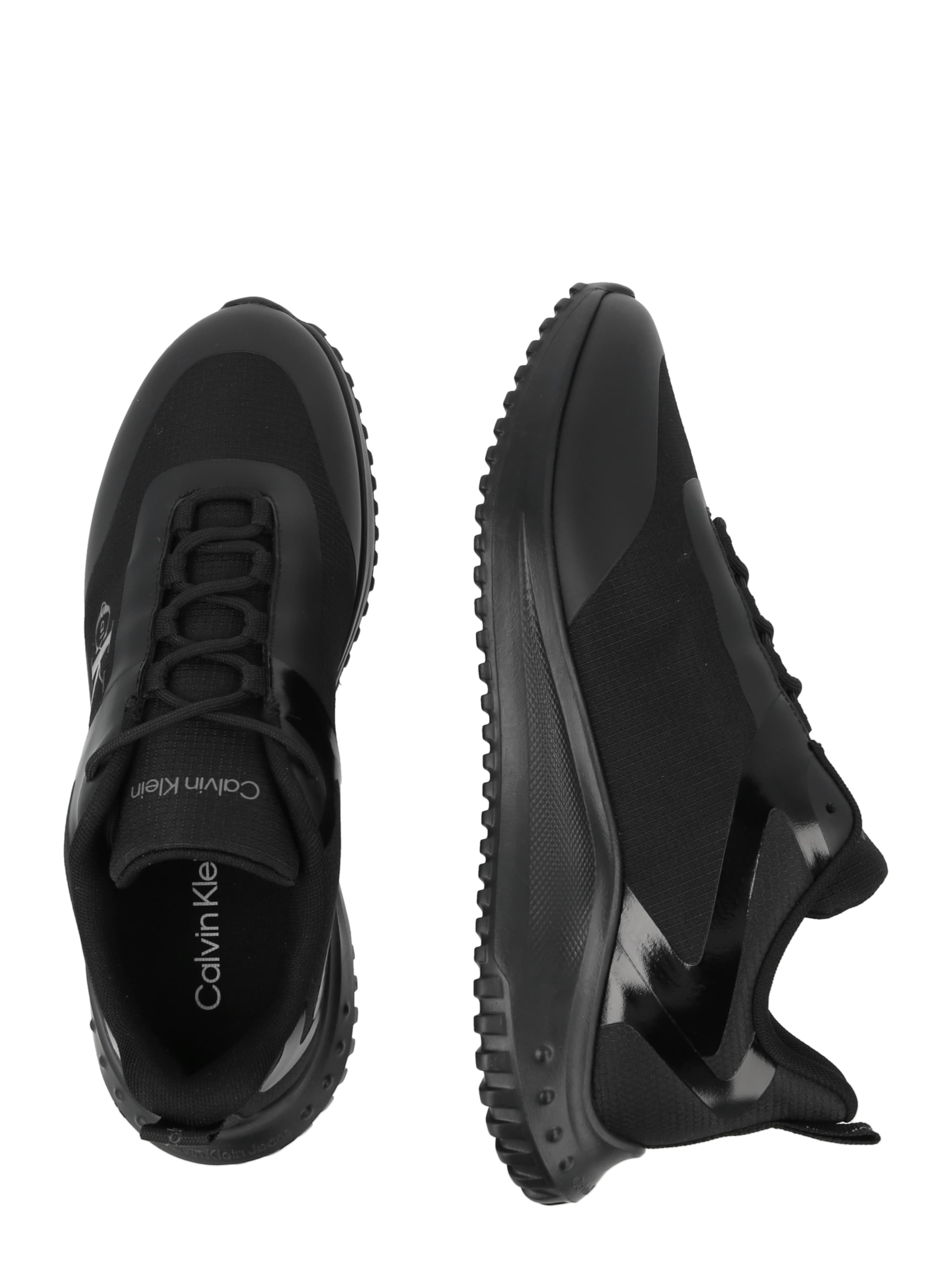 Calvin Klein Jeans - Zapatillas deportivas bajas en negro: lado