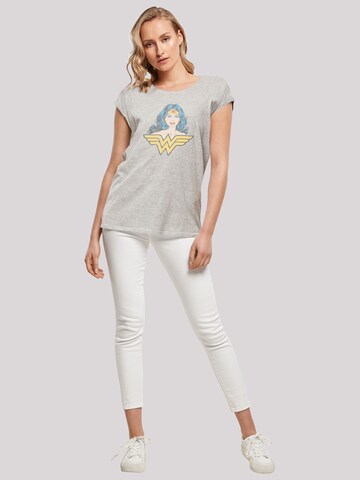 T-shirt 'DC Comics Superhelden Wonder Woman Gaze' F4NT4STIC en gris