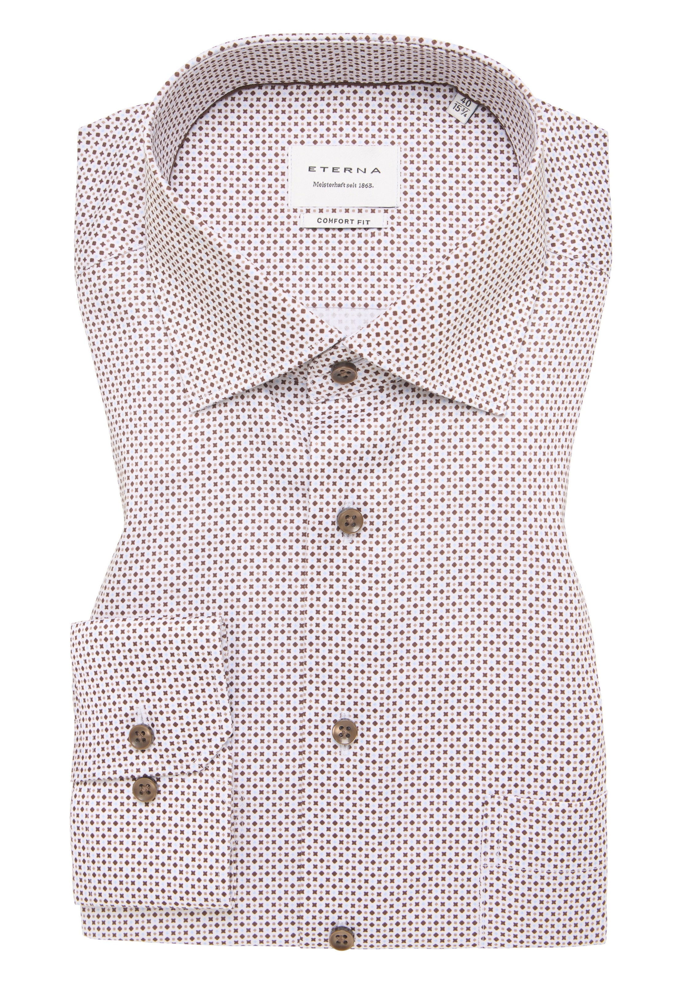 ETERNA Comfort Fit Businesshemd in Lila: Vorderseite