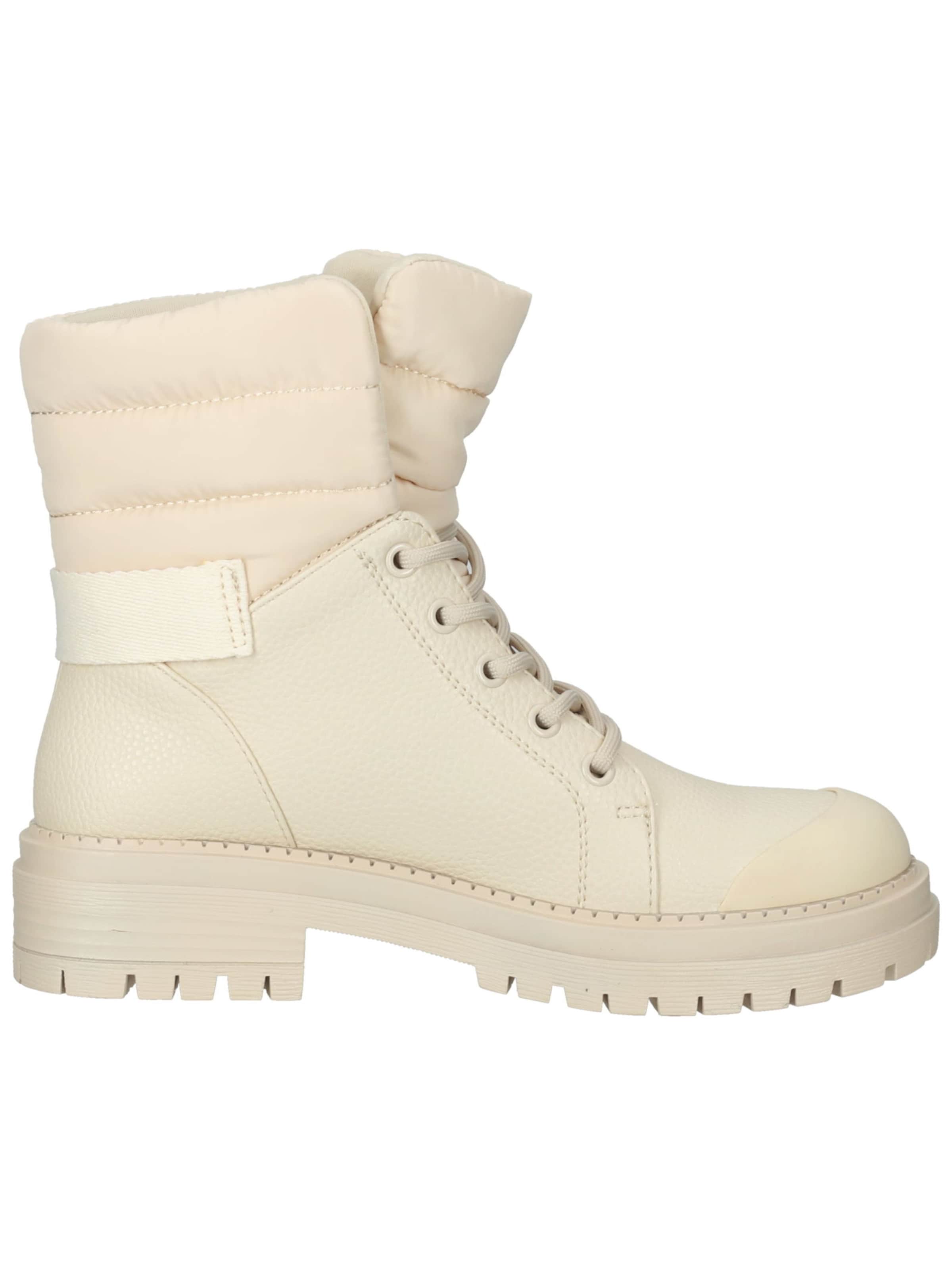 LA STRADA Schnürstiefelette in Beige