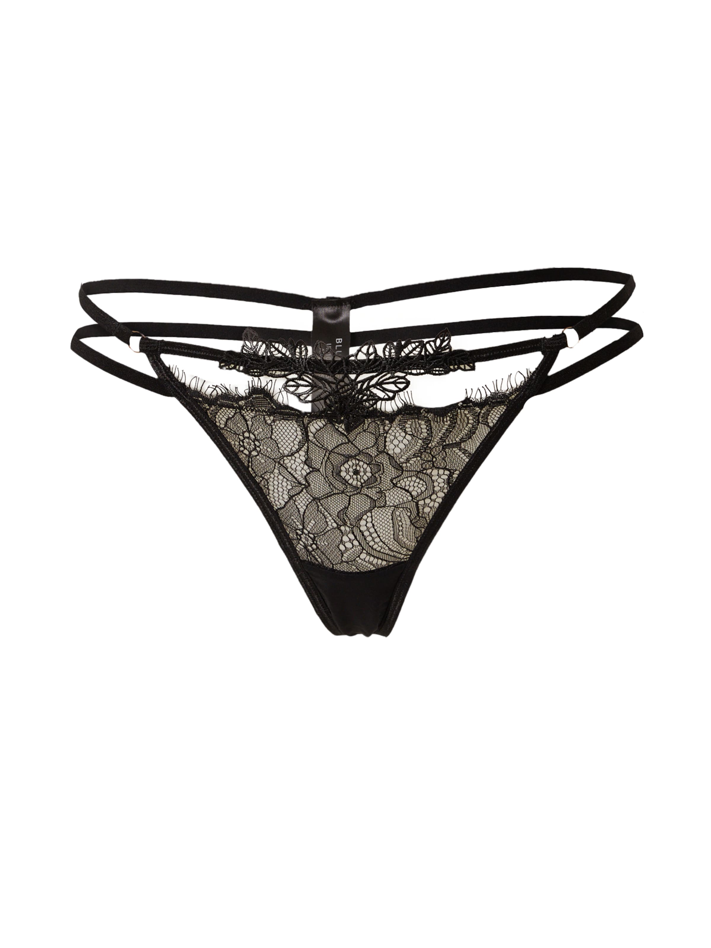 Bluebella String 'Lumi' in Black: front