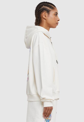 Karl Kani Zip-Up Hoodie in White