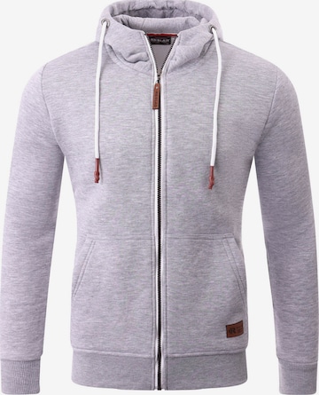 Reslad Sweatjacke 'RS1006' in Grau: Vorderseite