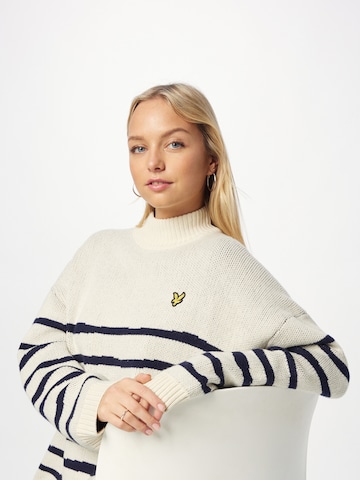 Lyle & Scott Neulepaita 'Billy Breton' värissä valkoinen