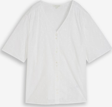 Tom Tailor Women +Bluza - bijela boja: prednji dio