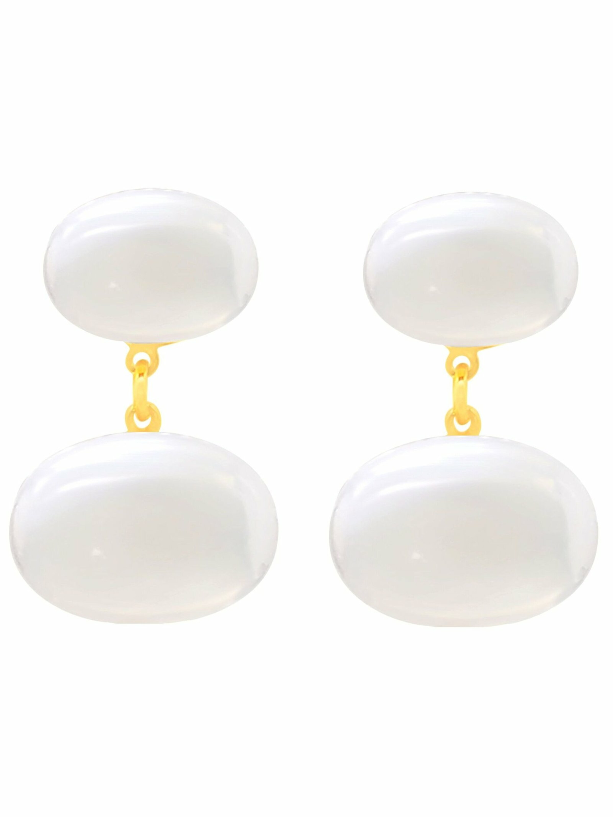 Gemshine Ohrringe in Gold: Vorderseite