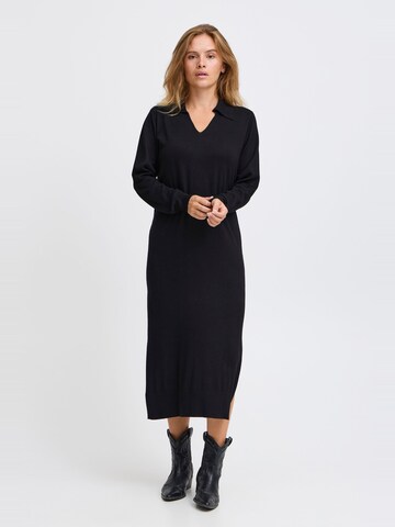 PULZ Jeans Knit dress 'SARA' in Black