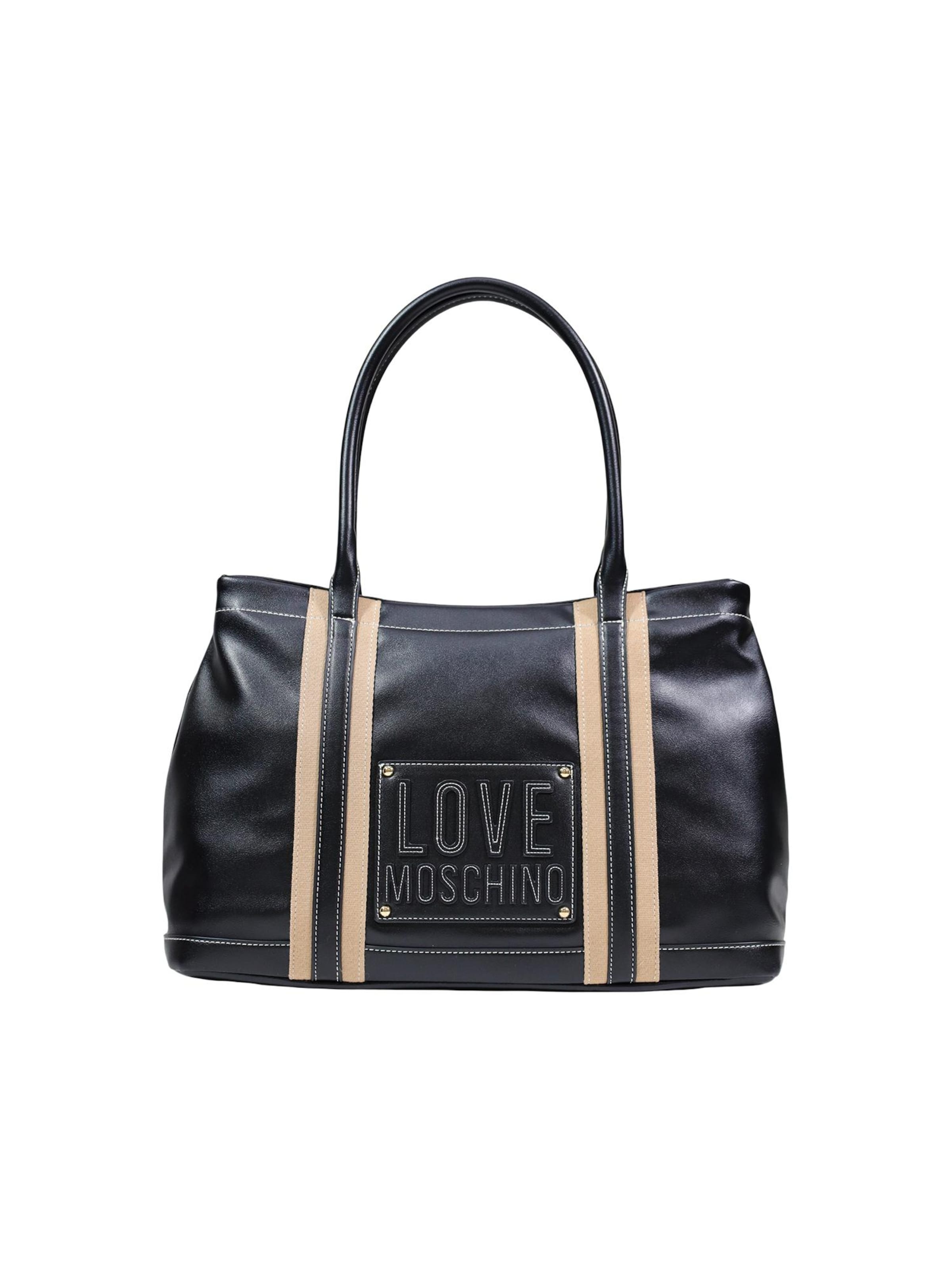 Love Moschino - Bolso de hombro en negro: frente
