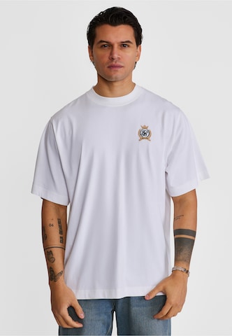 SikSilk Koszulka w kolorze biały: przód