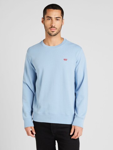 LEVI'S ®Regular Fit Sweater majica 'Original Housemark' - plava boja: prednji dio