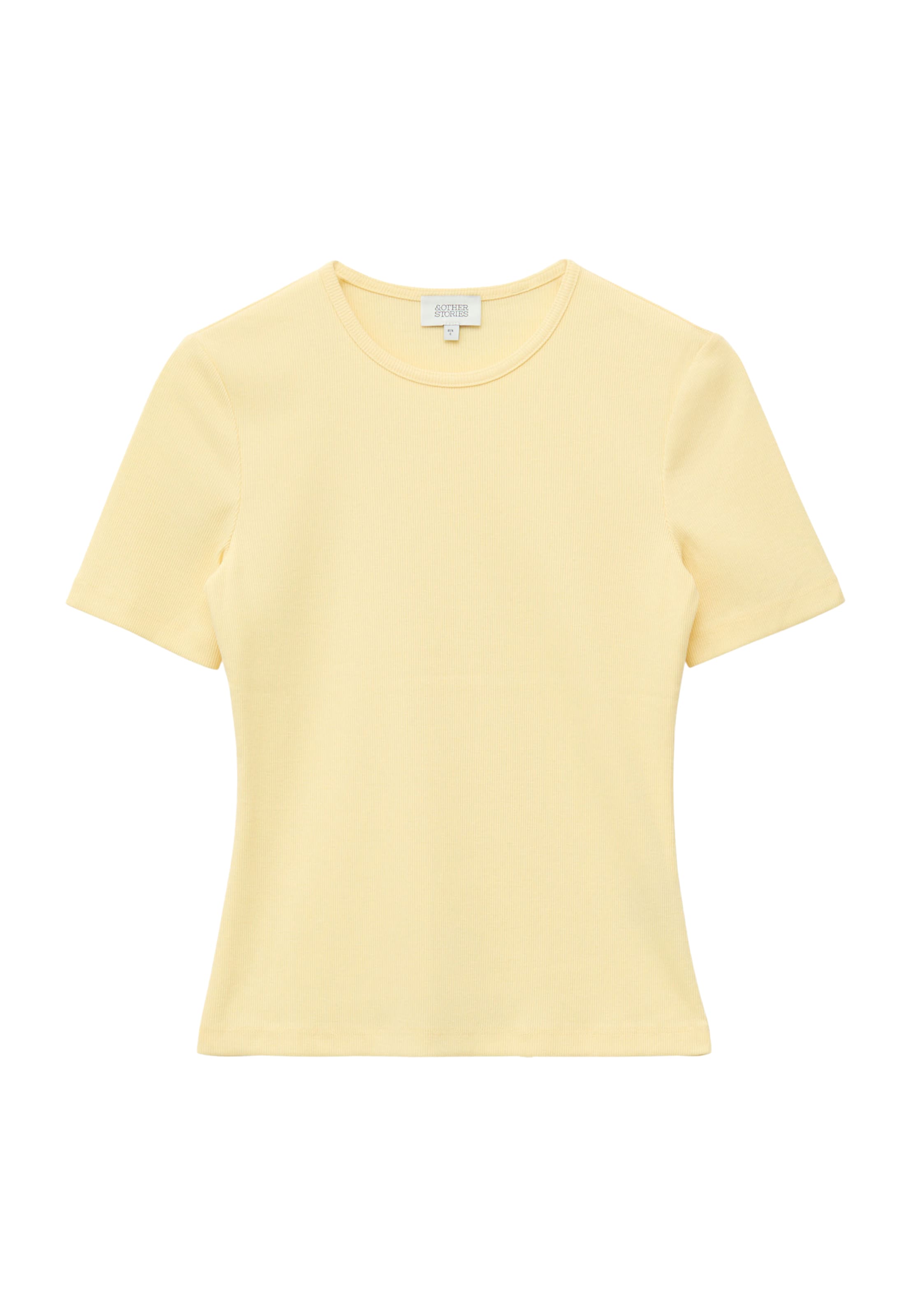 & Other Stories T-shirt i gul: framsida