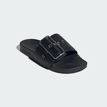 ADIDAS ORIGINALS Pantolette 'Adidas x Jeremy Scott Adilette' in Schwarz
